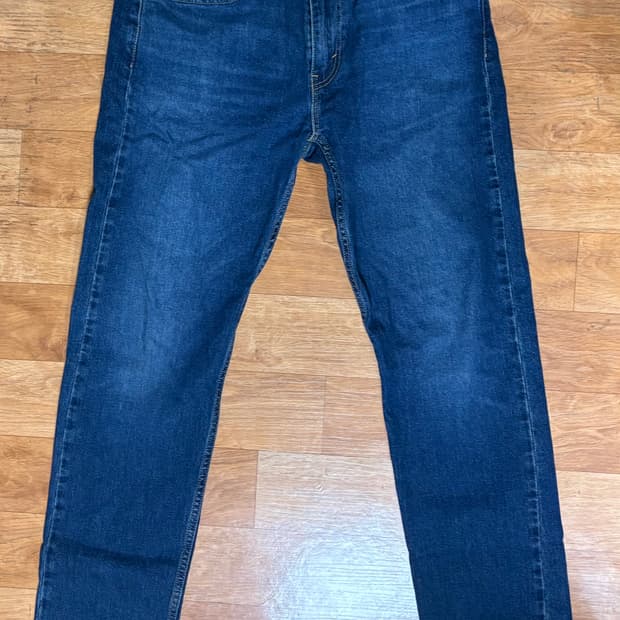 리바이스 502 슬림핏 중청 32•32