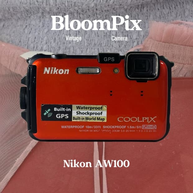 [희귀/풀구성] 니콘 쿨픽스 AW100 희귀디카  NIKON AW100