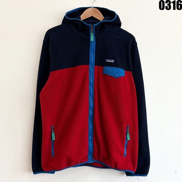파타고니아 후드 플리스 자켓 L 0316 