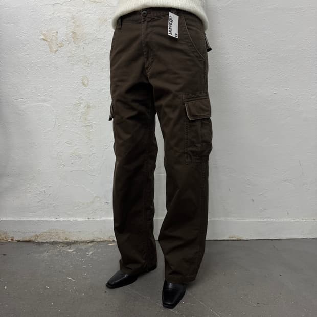 오시코시(OSHKOSH) 브라운컬러 코튼 포켓 카고 팬츠