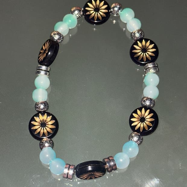 bubble gum/handmade bracelet