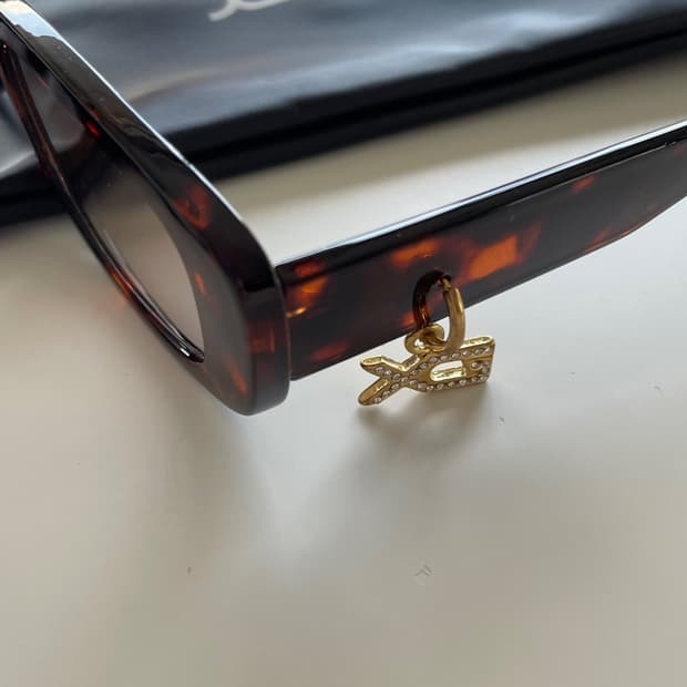 charm custom square sunglass 선글라스