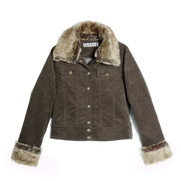 비데블 퍼카라 탈부착 골덴 자켓 bedevil