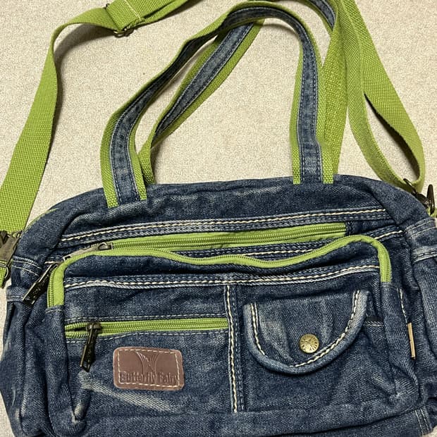 Jpn vtg 데님 크로스백/핸드백