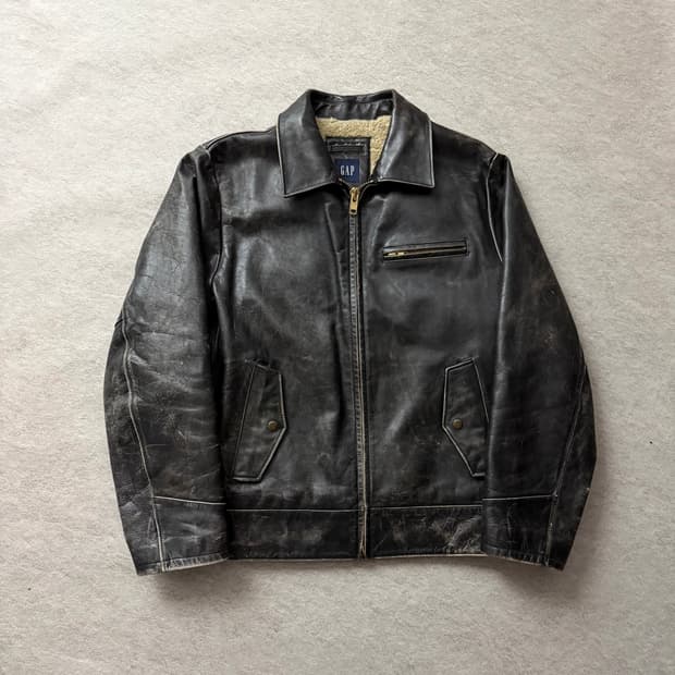 Old gap 소가죽레더자켓