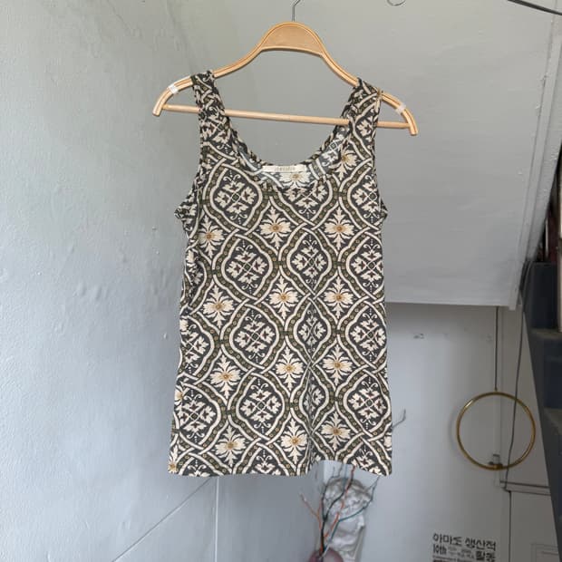 에스닉 패턴 레이어드 나시