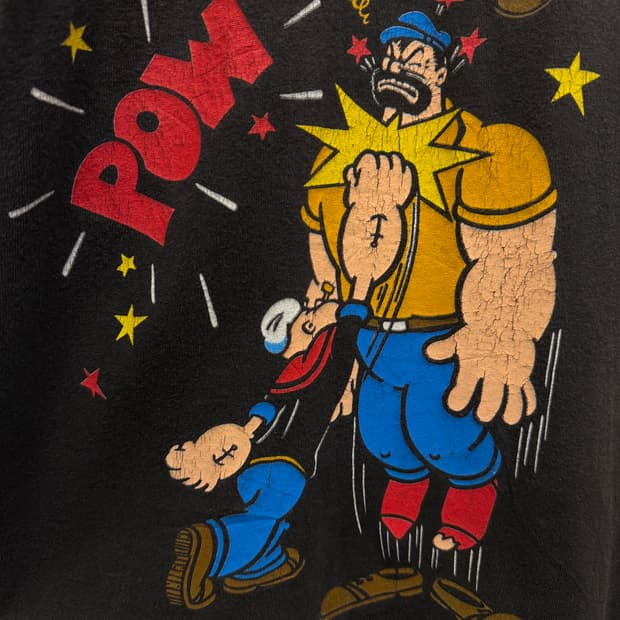 90s USA 빈티지 뽀빠이 반팔 티셔츠
