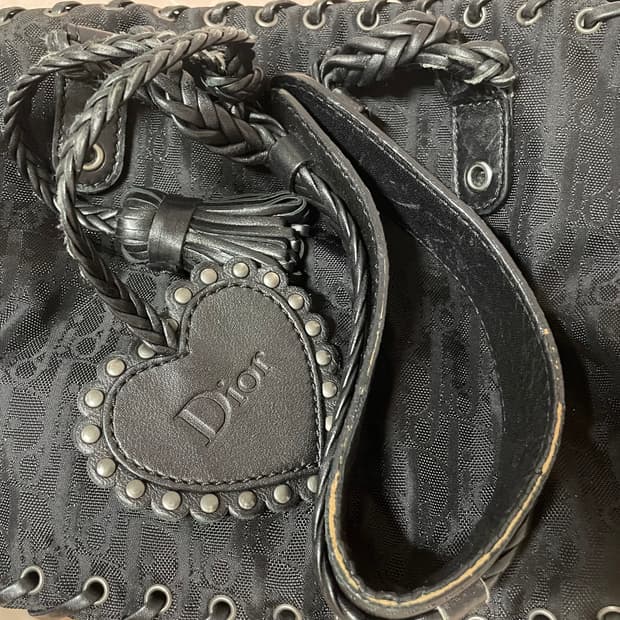 크리스찬 크리스챤 디올 하트챰 숄더백