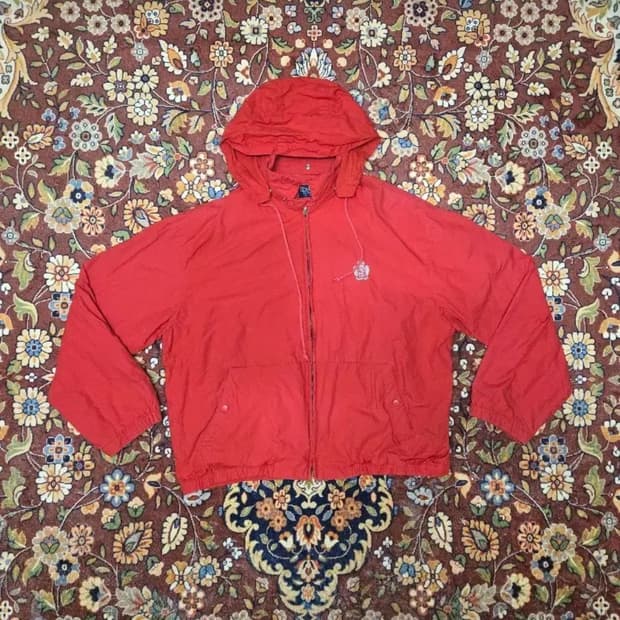 [L공용]90s 에스에이치 폴로 랄프로렌 킹엠블럼 후드 바람막이