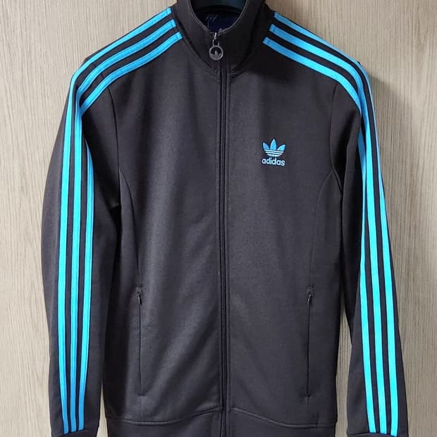 (착샷) 아디다스 유로파 져지 트랙탑 민트 초코