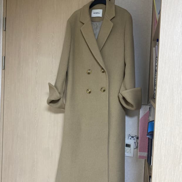 GOEN.J 고엔제이 울 베이지 롱코트