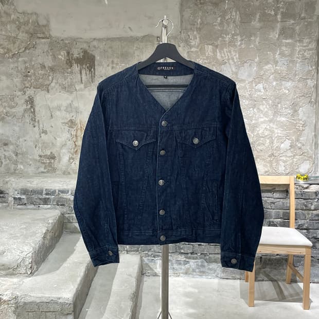 프릭스 스토어 진청 카라리스 웨스턴 씬 데님 자켓