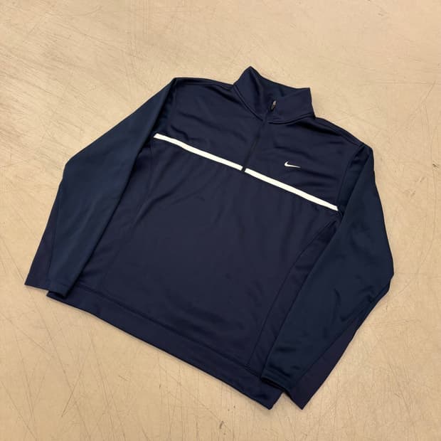 나이키 골프 스우시 하프 집업 슬리브