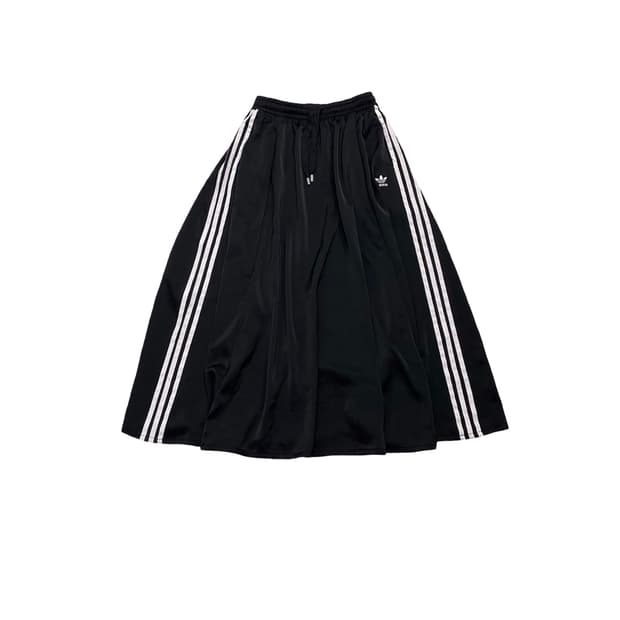 아디다스 FL0039-BLACK 3스트립 롱 스커트