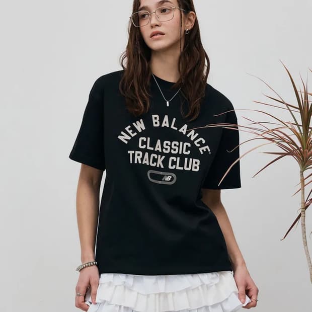 NBNEF21583 / UNI 트랙 클럽 반팔티 (BLACK)