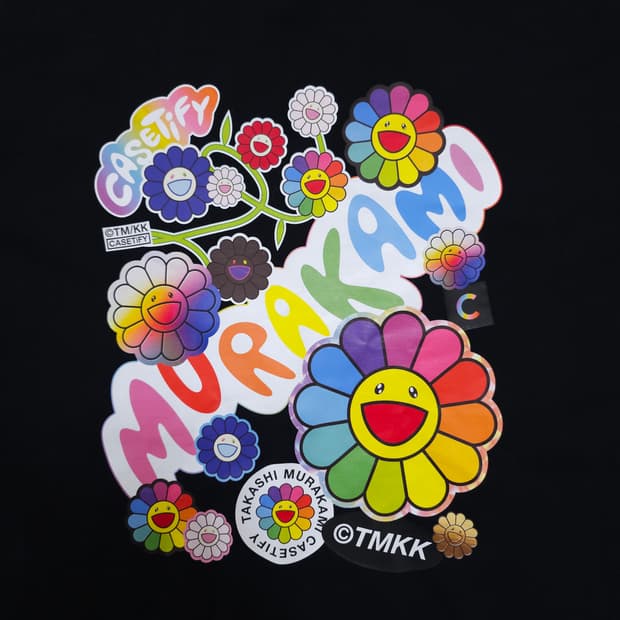 무라카미 x 케이스티파이 프린팅 반팔티