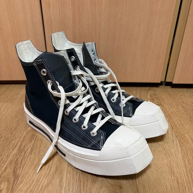 컨버스 드 럭스 스퀘어드 블랙 270