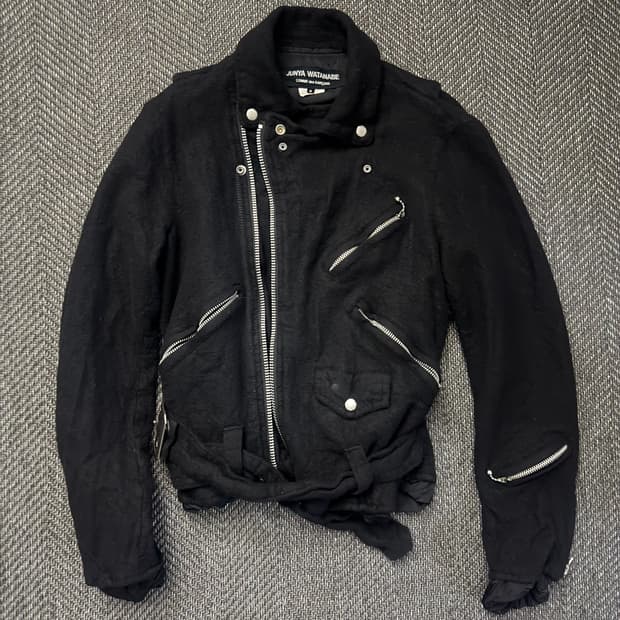 꼼데가르송 준야와타나베 07 축융 울 라이더 자켓 S 