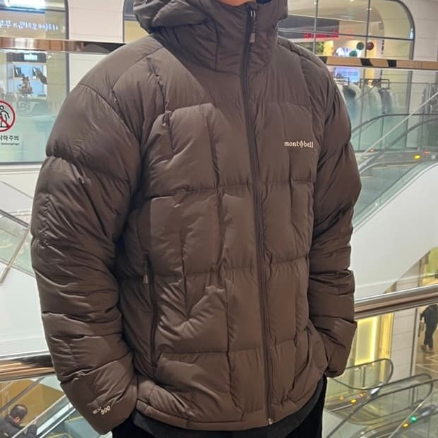 블랙) 몽벨 800 재팬 네이지 다운파카 경량 패딩 XL