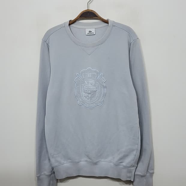 (L) 라코스테 맨투맨 로고 스웨트 티셔츠 캐주얼 