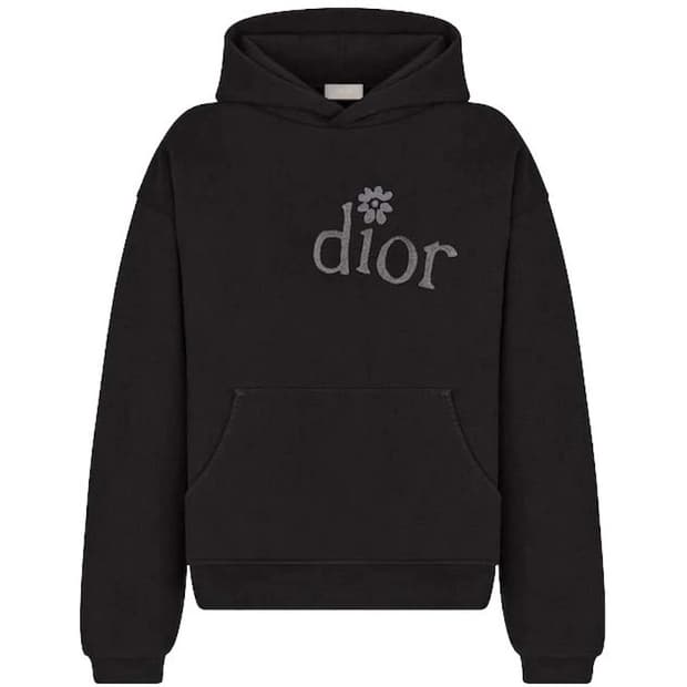 디올 x ERL Be Nice 후드 블랙