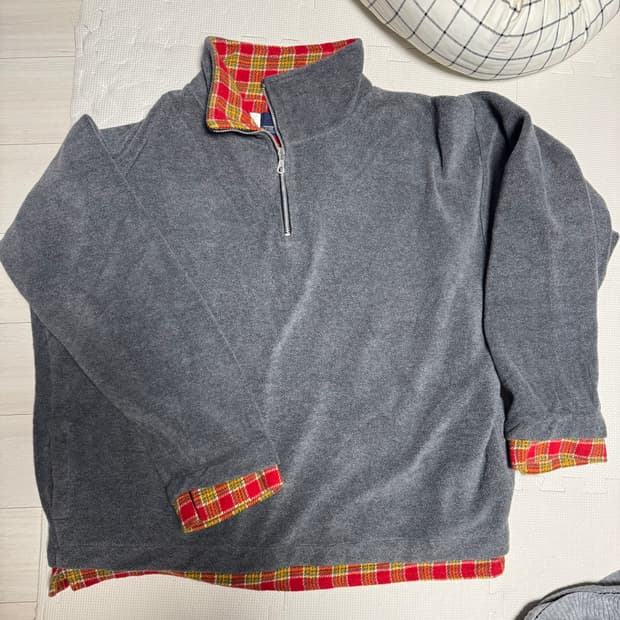 90s made in italy Goose & Gander 하프집 플리스