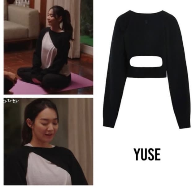 YUSE 볼레로 니트