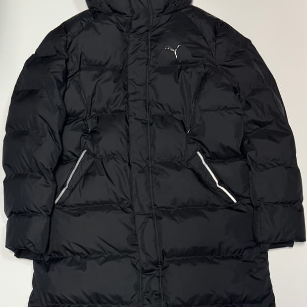 푸마 puma 후드 롱 패딩 점퍼 L