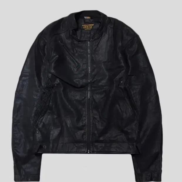 FIELD CORE 가죽 자켓 블랙 3L