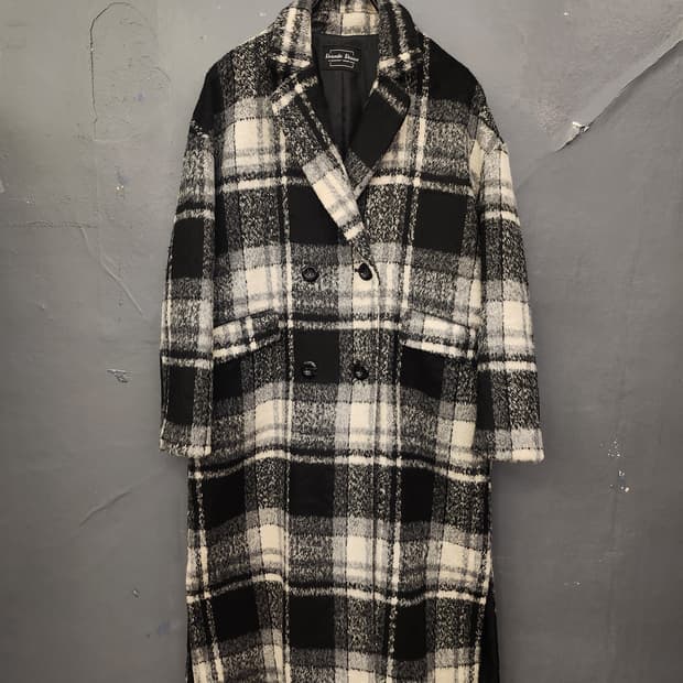 일본빈티지체크코트