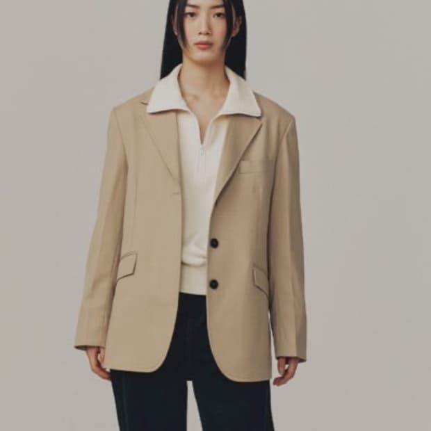 MA JOURNEE SINGLE HIDDEN JACKET_LIGHT BE