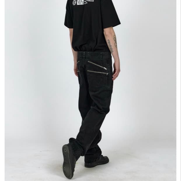 MPa SPLIT POCKET PANTS (BLACK)