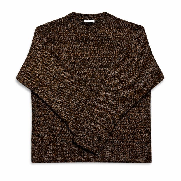 ZARA 2010s 자라 빈티지 헤비 니트 멜란지 브라운