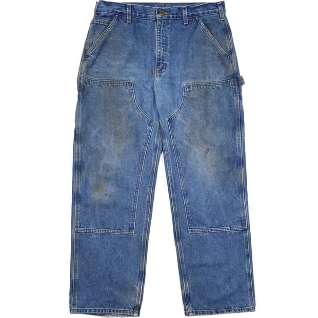 칼하트 더블니 데님 B73 (32~34) 오리지널 덩가리 핏