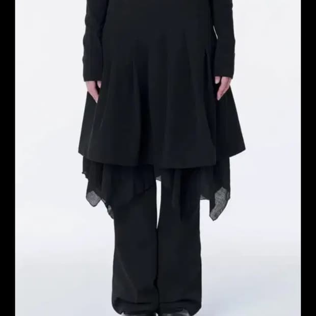 미세키서울 레이어드 스커트 black 1사이즈