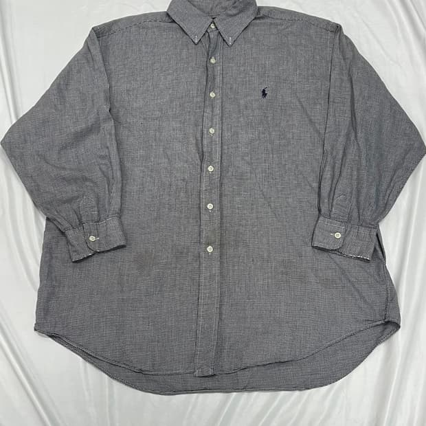 (L) 폴로 랄프로렌 체크 셔츠