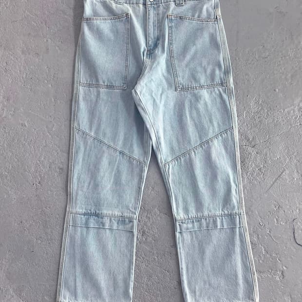 플라스틱프로덕트 MPa WAVE ZIPPER PANTS L 스틸블루