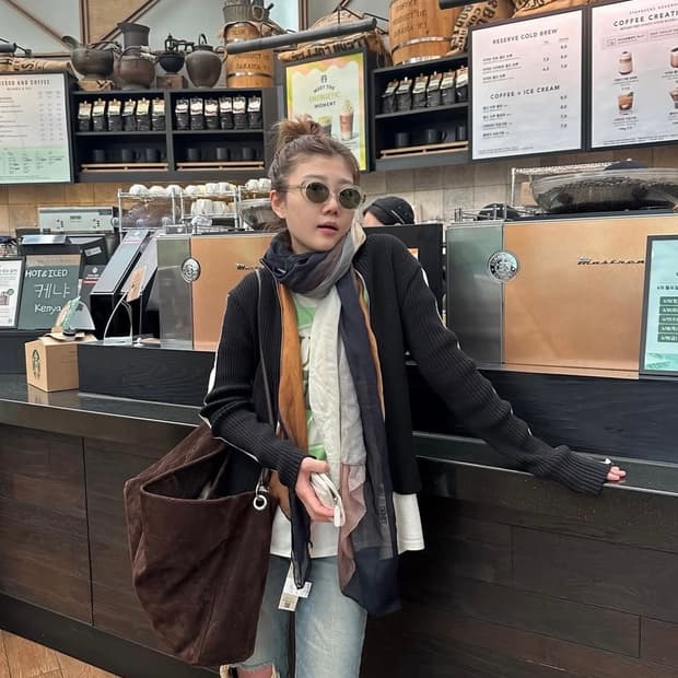 DEINET SUEDE BIG BAG 다이닛 스웨이드 빅백