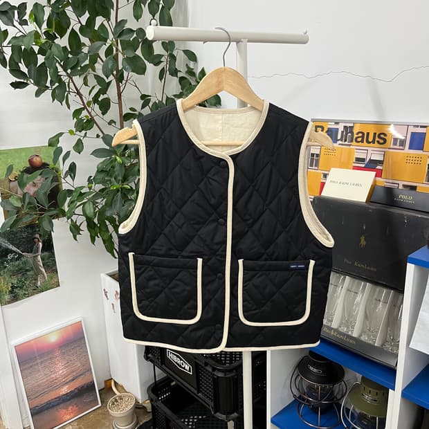 세인트제임스 리버시블 패딩 베스트 S