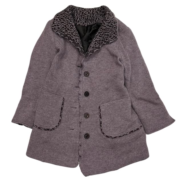 오사키나나 레오파드 코트 오네갸루 데일리