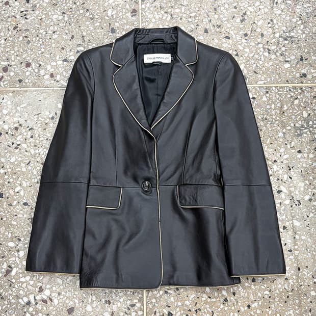 엠포리오 아르마니 램레더 자켓