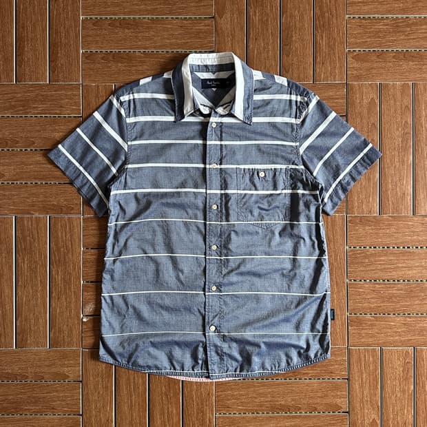 Paul Smith striped cotton 1/2 shirts