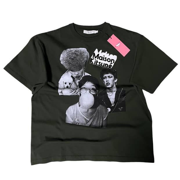 (새상품) 메종키츠네 그래픽 반팔티
