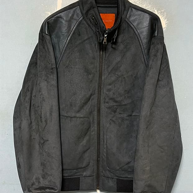 카루소 장광효 양가죽 스웨이드 남자자켓 캐주얼 무스탕 L 100