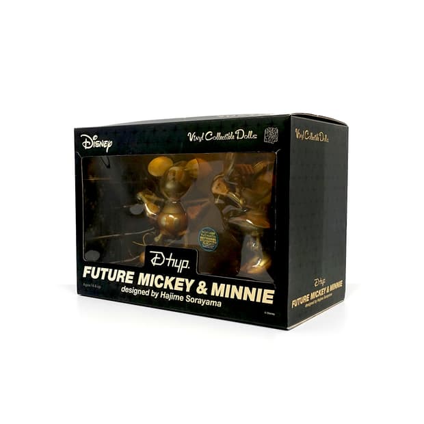 디즈니 소라야마 퓨쳐 미키 & 미니 피규어