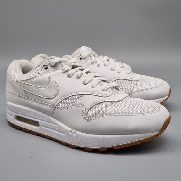나이키 에어맥스1 올화이트 스니커즈255
