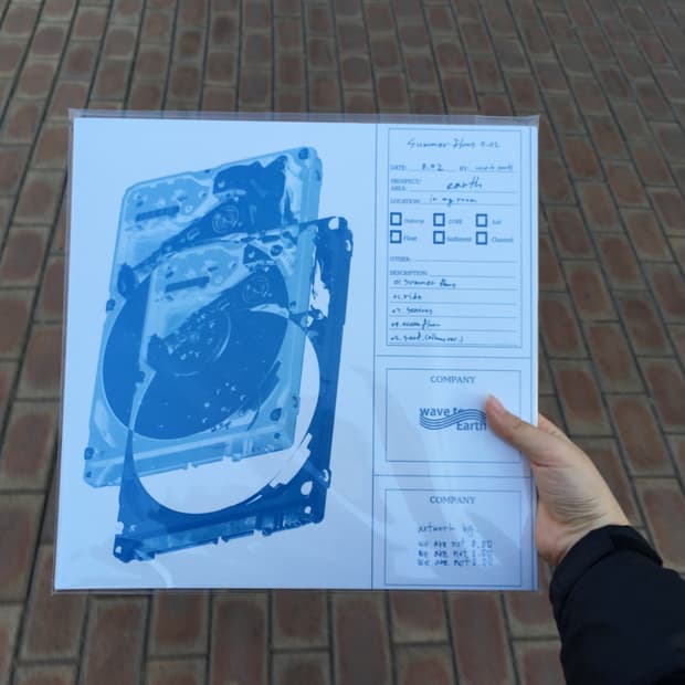 wave to earth 0.02 LP 웨이브투어스 서울콘 한정판