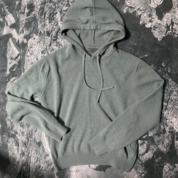 머듈 니트후드 chive 0size