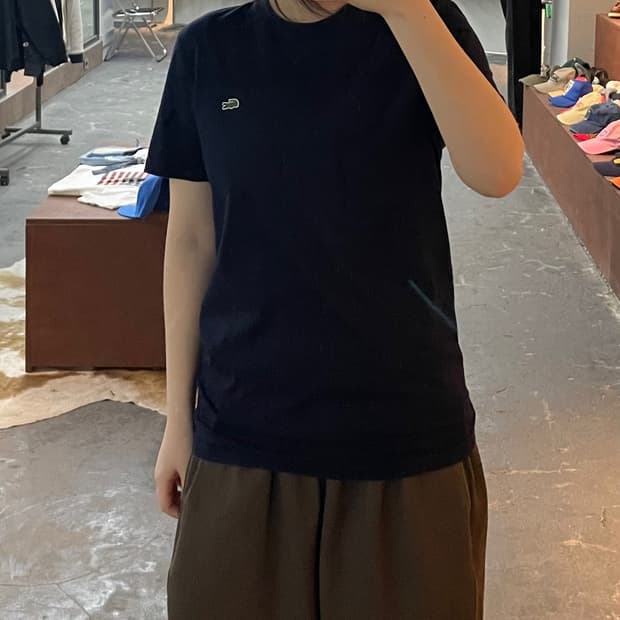 라코스테 크루넥 네이비 반팔 H2553