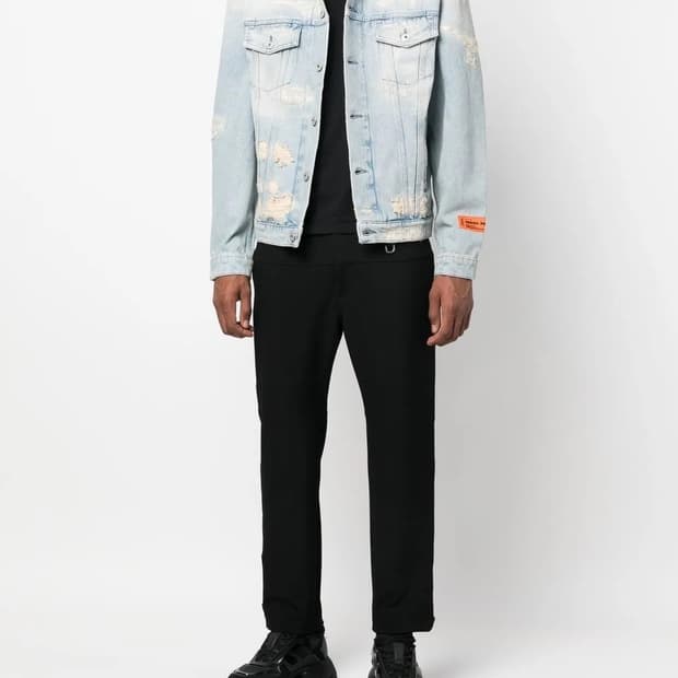 HERON PRESTON 디스트레스드 데님